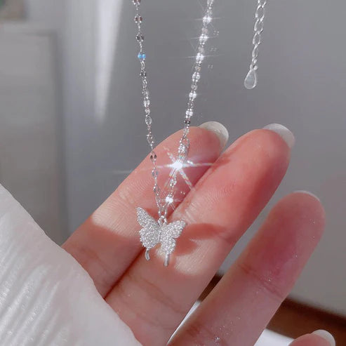 Elegant Butterfly Pendant Necklace