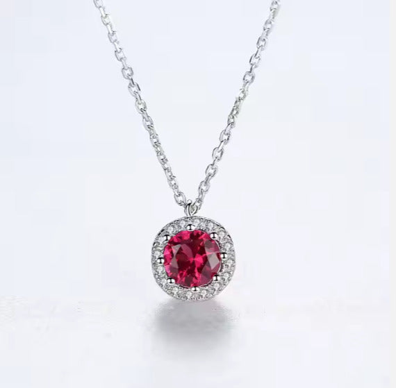 Diamond Halo Necklace