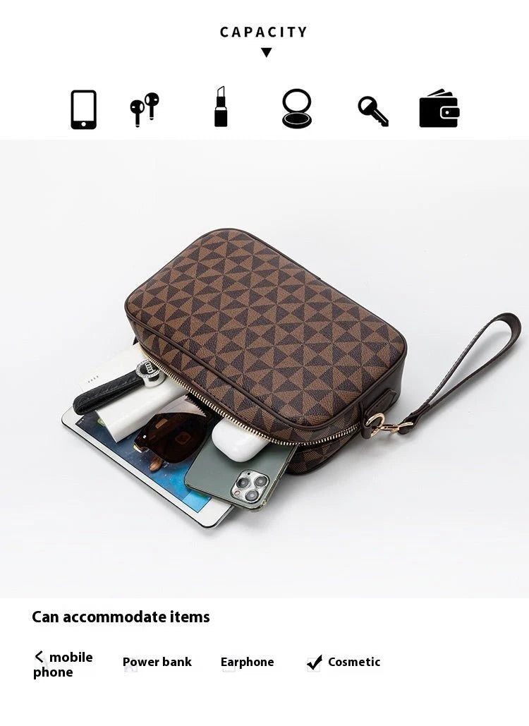 Stylish Printed Clutch Handbag Men 