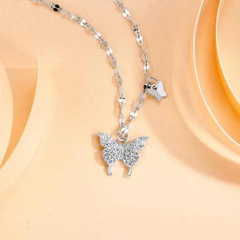 Elegant Butterfly Pendant Necklace