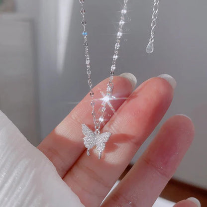 Elegant Butterfly Pendant Necklace