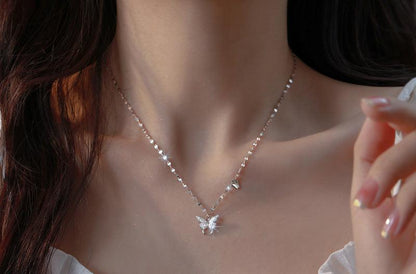 Elegant Butterfly Pendant Necklace