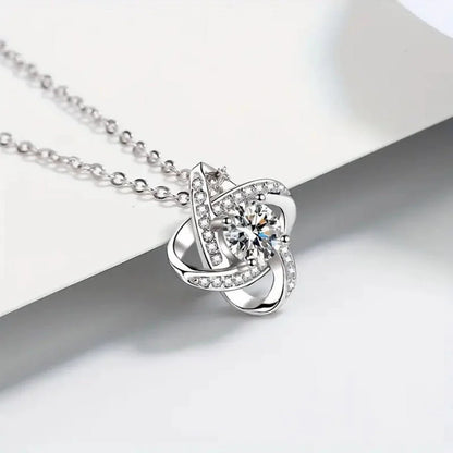 Clavicle Chain Rotating Lucky Pendant