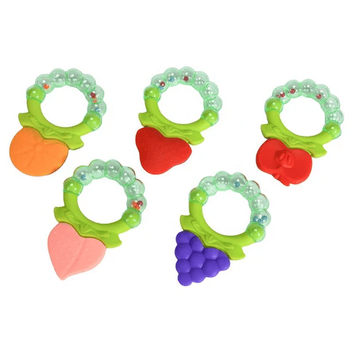 Smart Baby Silicone Fruit Teether – Colorful and Safe Teething Toy